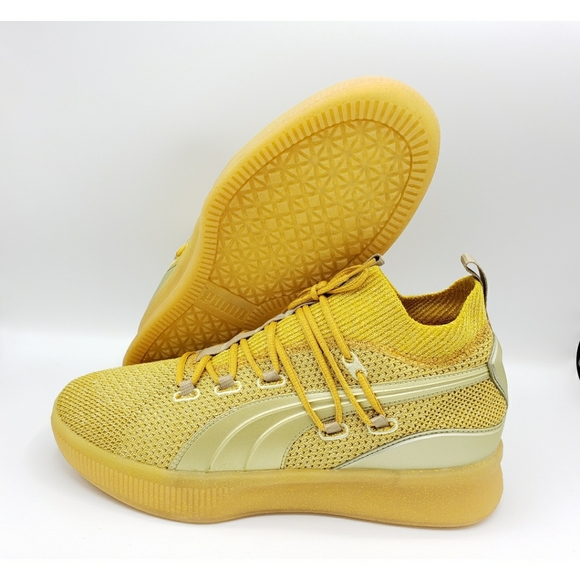 puma clyde court gold